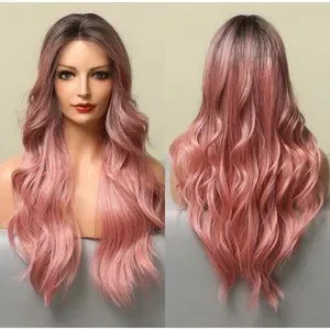 Pink Middle Part Sheer Beautรฉ & Jewelry | Hair | Ombre Pink Middle Part Lace Wig | Poshmark